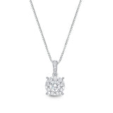 FPBQ115_00 Diamond Bouquets Fashion Pendant