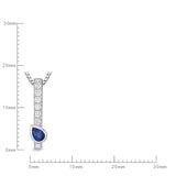 FPSUP04_SB Stack'em Up Sapphire Fashion Pendant