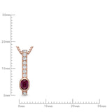 FPSUV04_RU Stack'em Up Ruby Fashion Pendant