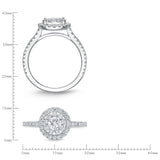 FRBQ102_00 Diamond Bouquets Engagement Ring