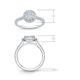 FRBQ102_00 Diamond Bouquets Engagement Ring