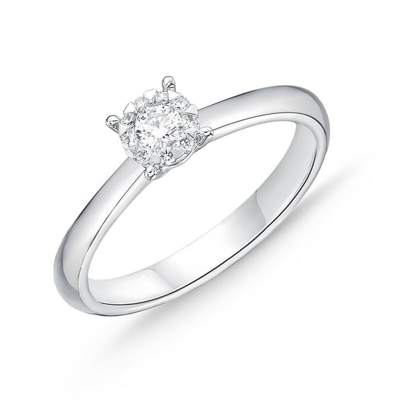 FRBQ154_00 Diamond Bouquets Engagement Ring