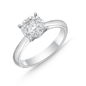 FRBQ156_00 Diamond Bouquets Engagement Ring