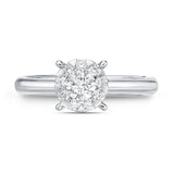 FRBQ157_00 Diamond Bouquets Engagement Ring