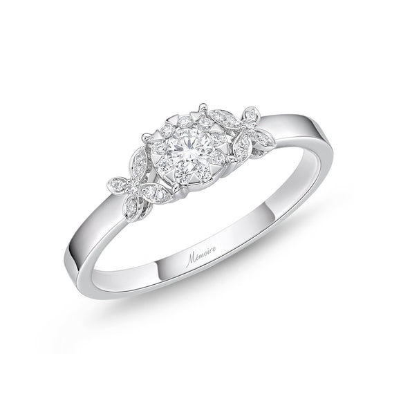 FRBQ172_00 Diamond Bouquets Engagement Ring