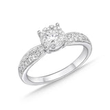 FRBQ179_00 Diamond Bouquets Engagement Ring