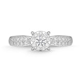 FRBQ179_00 Diamond Bouquets Engagement Ring