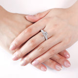 FRBQ180_00 Diamond Bouquets Engagement Ring