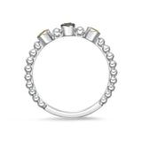 FRBZ101_GD Bezel Diamond Fashion Ring