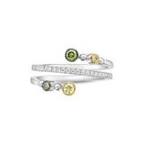 FRBZ104_GD Bezel Diamond Fashion Ring
