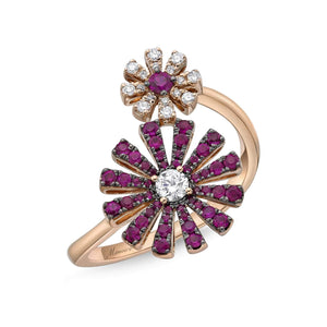 FRMG105_RU Margarita Ruby Fashion Ring