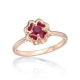 FRVL105_RU Valley of Light Ruby Illusion-setting Ring
