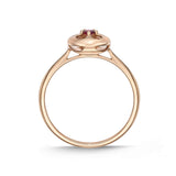 FRVL109_RU Valley of Light Ruby Illusion-setting Ring