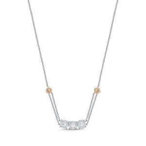 HNBQ161_00 Diamond Bouquets Classic Necklace
