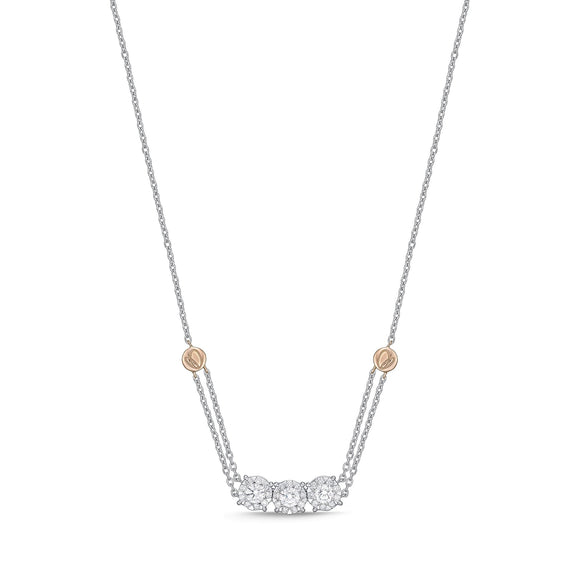 HNBQ161_00 Diamond Bouquets Classic Necklace