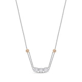 HNBQ161_00 Diamond Bouquets Classic Necklace
