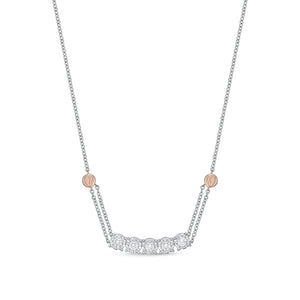 HNBQ162_00 Diamond Bouquets Classic Necklace