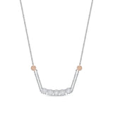 HNBQ162_00 Diamond Bouquets Classic Necklace