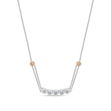 HNBQ162_00 Diamond Bouquets Classic Necklace