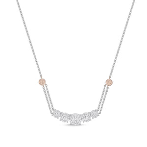 HNBQ163_00 Diamond Bouquets Classic Necklace