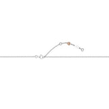 HNZY148_00 Dazzling by the Yard Diamond Station Necklace