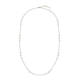 HNZY150_00 Dazzling by the Yard Diamond Station Necklace
