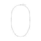 HNZY151_00 Dazzling by the Yard Diamond Station Necklace