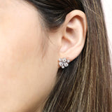 MEBZC05_00 Bezel Studs Earrings
