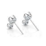MEBZE02_00 Bezel Studs Earrings
