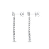 MEDD104_00 Diamond Line Dangling Earrings