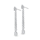 MEDD104_00 Diamond Line Dangling Earrings
