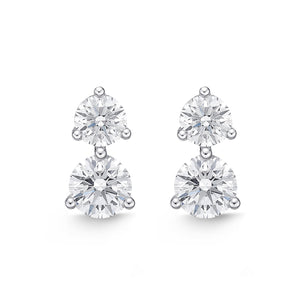 MEDDC01_00 Diamond Line Studs Earrings