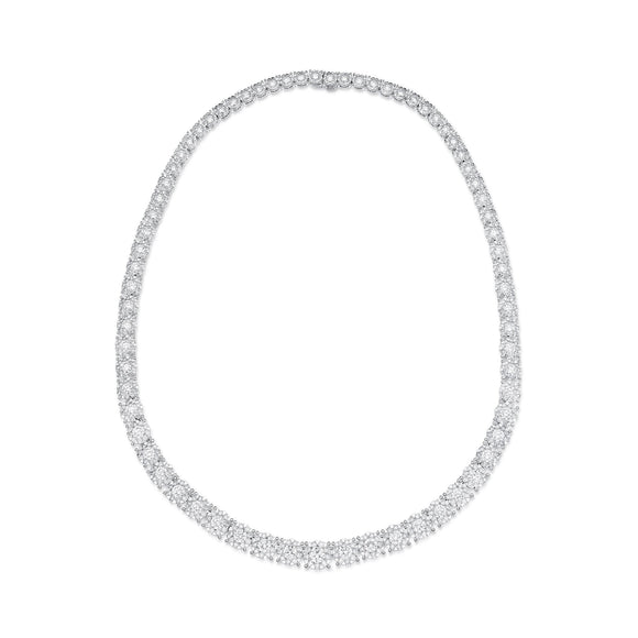 MNBQ158_00 Diamond Bouquets Classic Necklace