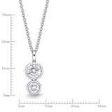 MNBZE03_00 Bezel Fashion Necklace