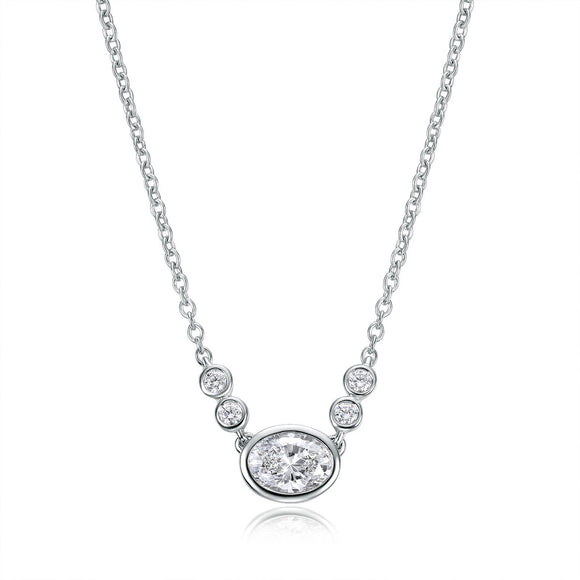 MNBZE08_00 Bezel Fashion Necklace