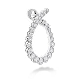 UU707(OHHF123_00) Aerial Regal Diamond Hoop Earrings