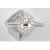QRFD*02_00 My First Diamond Diamond Engagement Semi-Mount Ring