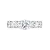 QROD*09_00 Odessa Diamond Engagement Semi-Mount Ring