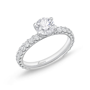 QROD*14_00 Odessa Diamond Engagement Semi-Mount Ring