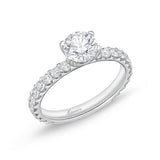 QROD*14_00 Odessa Diamond Engagement Semi-Mount Ring