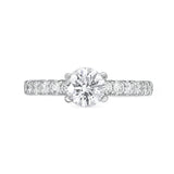 QROD*14_00 Odessa Diamond Engagement Semi-Mount Ring
