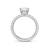 QROD*14_00 Odessa Diamond Engagement Semi-Mount Ring