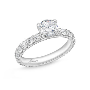 QROD*47_00 Odessa Diamond Engagement Semi-Mount Ring