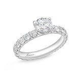 QROD*47_00 Odessa Diamond Engagement Semi-Mount Ring
