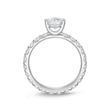 QROD*47_00 Odessa Diamond Engagement Semi-Mount Ring