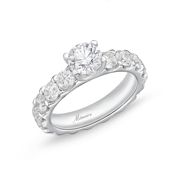 QROD*64_00 Odessa Diamond Engagement Semi-Mount Ring