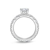 QROD*64_00 Odessa Diamond Engagement Semi-Mount Ring