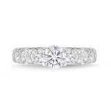 QROD*74_00 Odessa Diamond Engagement Semi-Mount Ring
