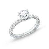 QROD*83_00 Odessa Diamond Engagement Semi-Mount Ring