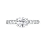 QROD*83_00 Odessa Diamond Engagement Semi-Mount Ring